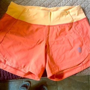 Orange Goal Five shorts